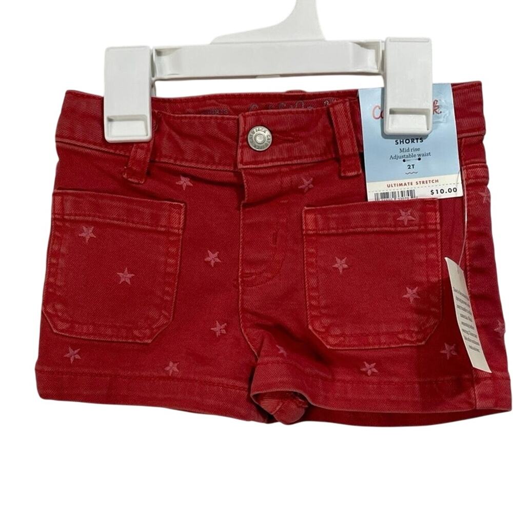 Cat & Jack 2T Red Shorts